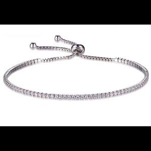 Gorgeous 925 Silver Tennis Bracelet